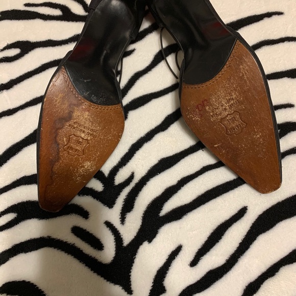 Vintage Stuart Weitzman Black strappy heels - Picture 3 of 4